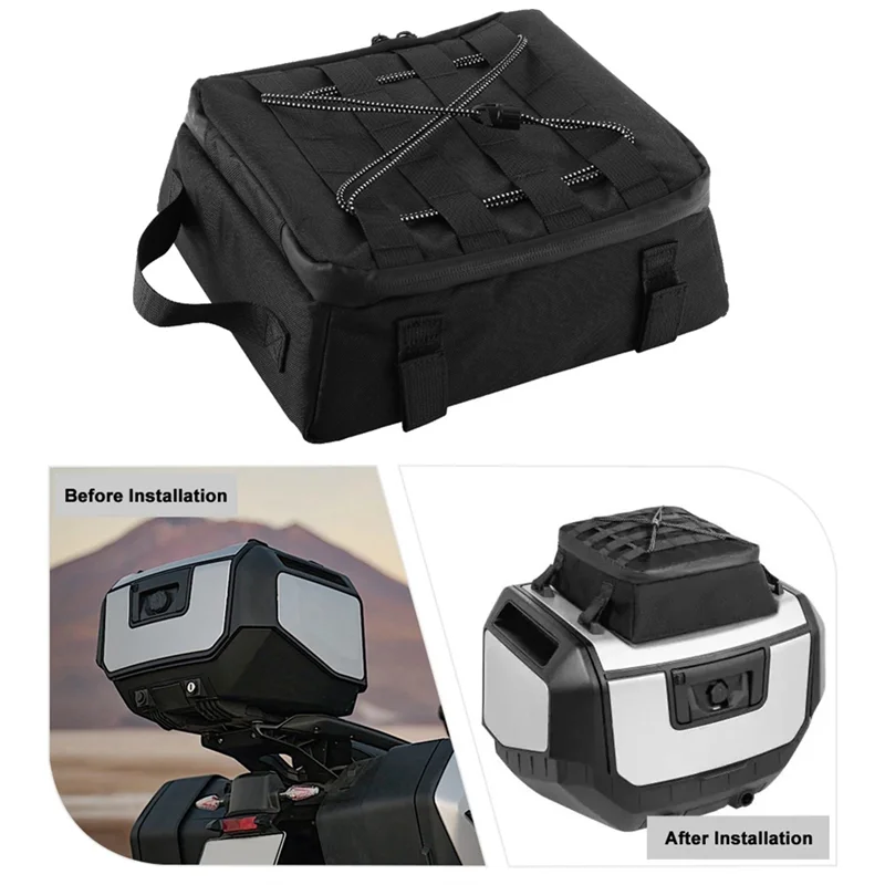 

External Travel Bag Accessories For Motorcycle Tail Top Case For BMW R1300GS 2024 2025 Luggage Bag