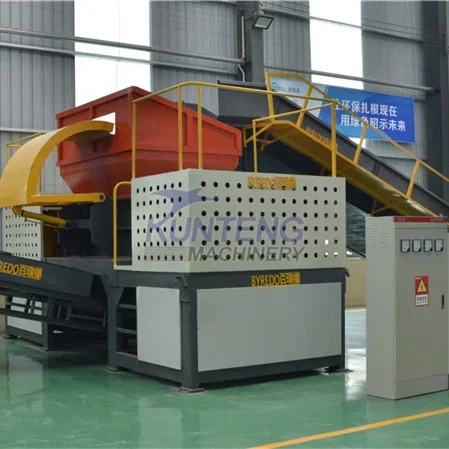 High quality waste paper scrap metal plastic shredder machine of waste sorting plant