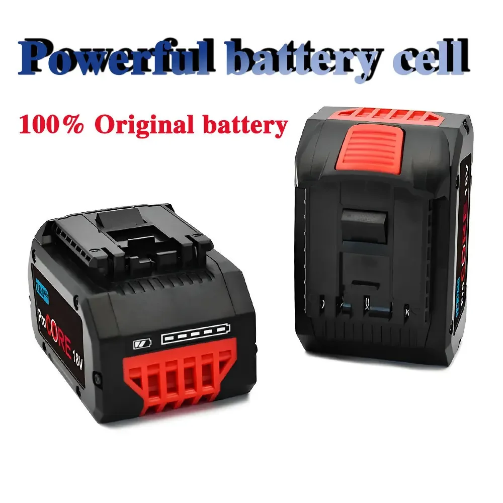 2024-Procore Wireless Battery ERDHL Z, 18V, 18000mAh, Suitable for Bosch, Professional Systems, BAT609, BAT618, GBA18V8021700