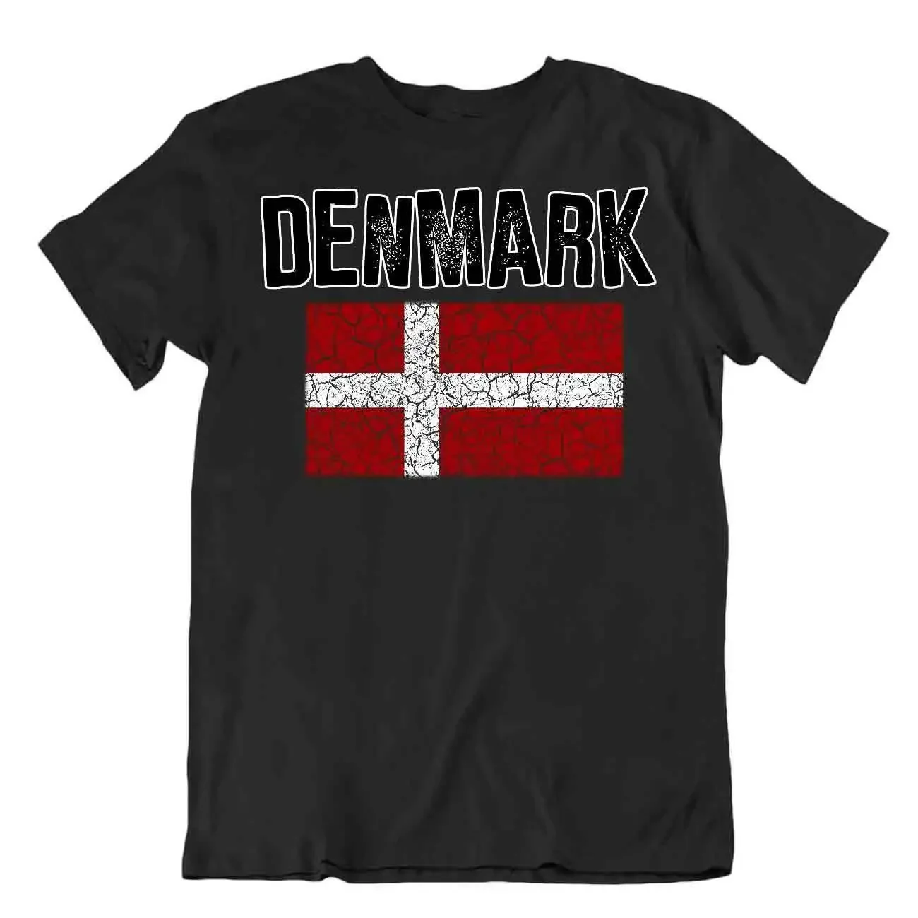 

Flag T-Shirt Denmark Fashion Country Souvenir Gift Tee Pride logo