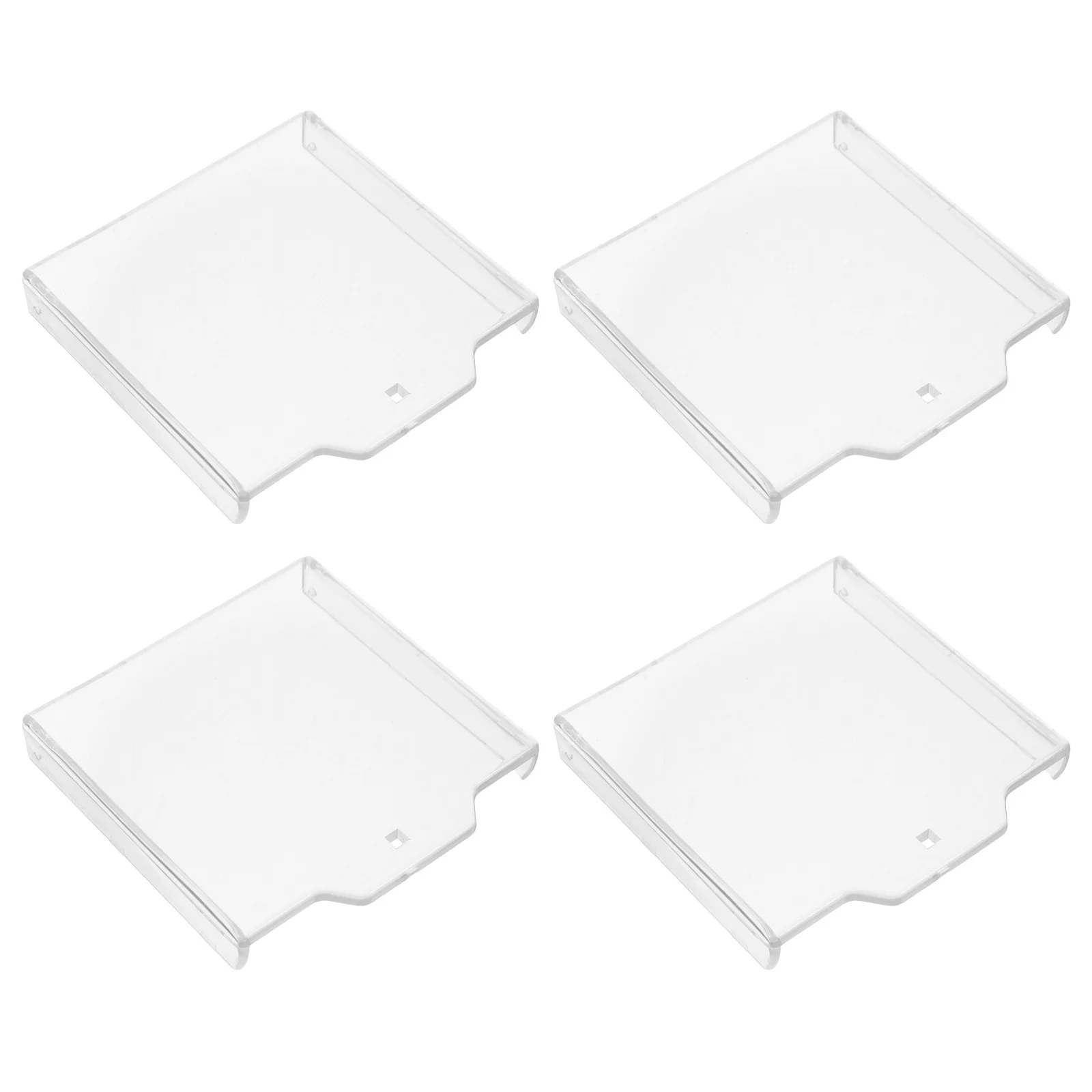 

4Pcs Glass Break Cover Transparent Fire Safety Switch Guard for Emergency Stop Button Protection Against Accidental Activation