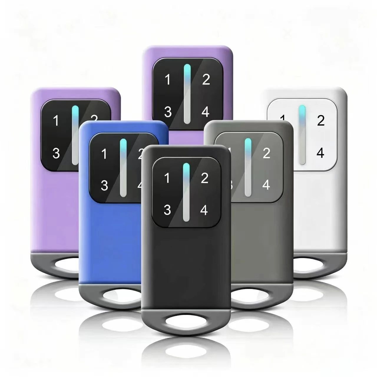 Multi Frequency 260-868MHz Remote Duplicator, 4 Buttons Wireless Garage Door Gate Cloning Remote Control Key Fob