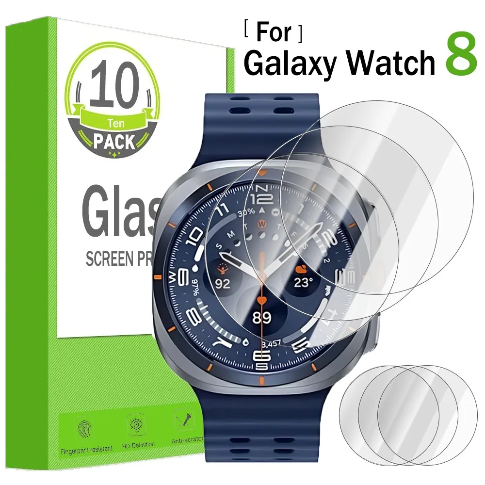 

1-10 шт. закаленное стекло для Samsung Galaxy Watch 8 Classic/40 мм/44 мм HD Защитная пленка для экрана взрывозащищенная пленка аксессуары для часов