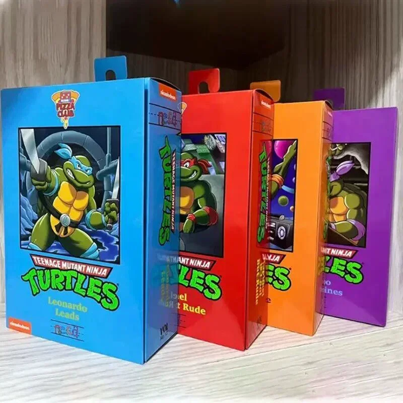 

Original NECA TMNT 1987 Figure Teenage Mutant Ninja Turtle Donatello Raphael Leonardo Michelangelo Model 7-Inch Manga Figurine