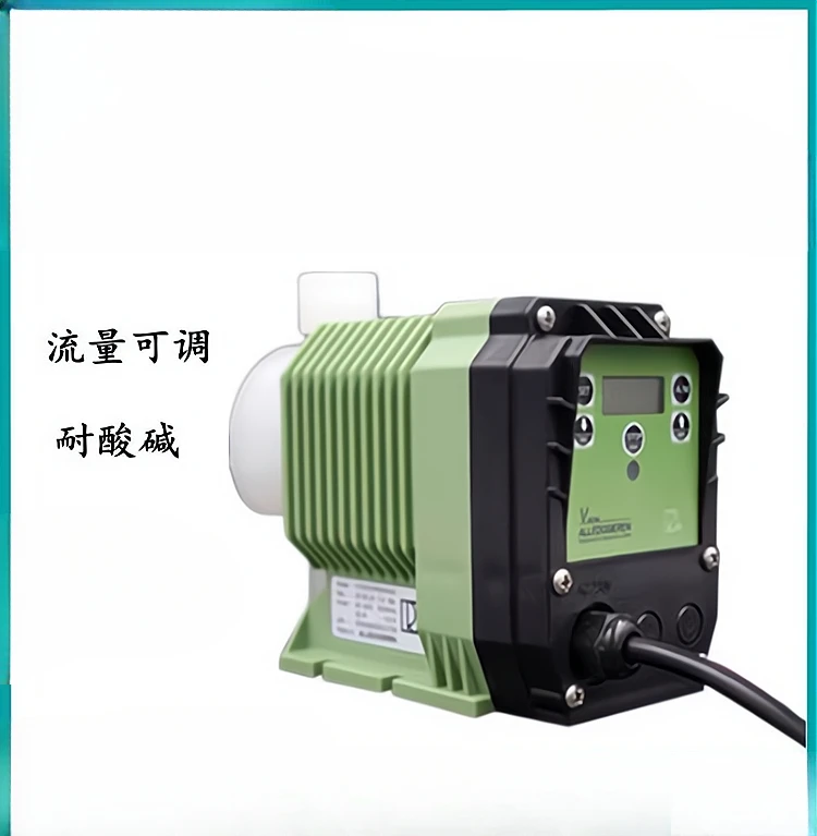 Corrosion resistant acid alkali scale inhibiting industrial wastewater electromagnetic diaphragm metering pump