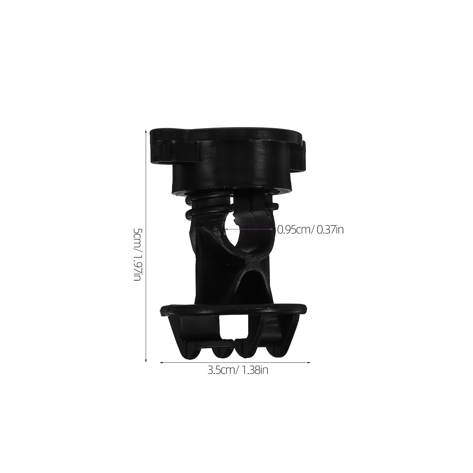 10Pcs Electric Fence Wire Insulator Bolt-on Round Post Accessories Durable Plastic Fence Hardware Agricultural Fencing Supplies view 6