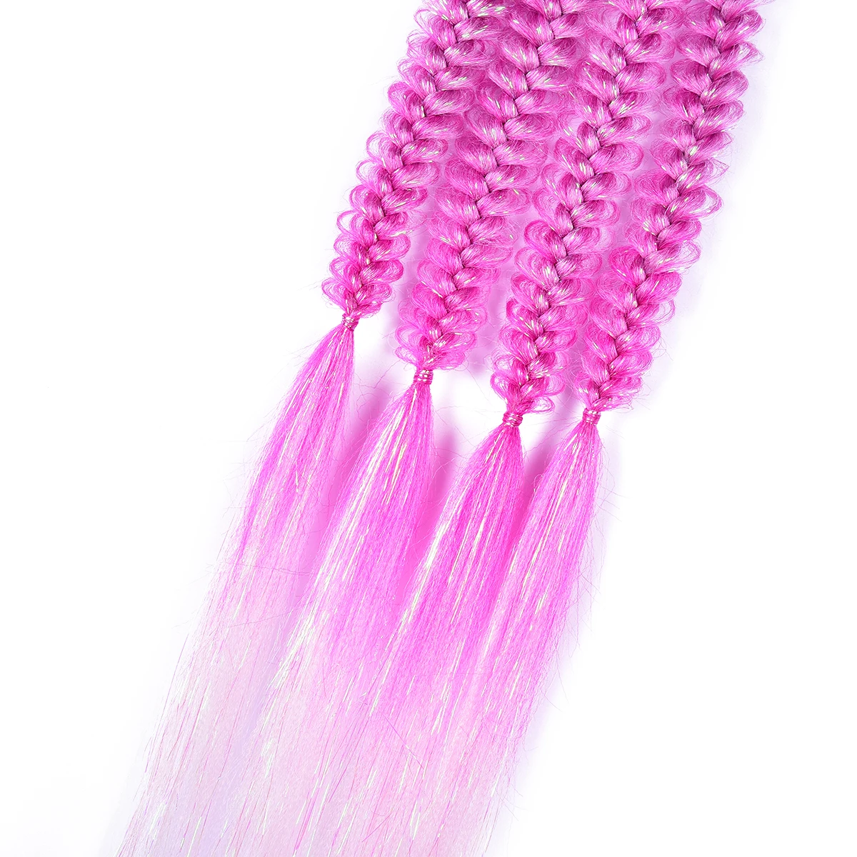 Miss Rola Butterfly Jumbo Braid Synthetisches Kanekalon-Haar Lametta Wire Extension Twist Braid Bulk Großhandel – Detail 11
