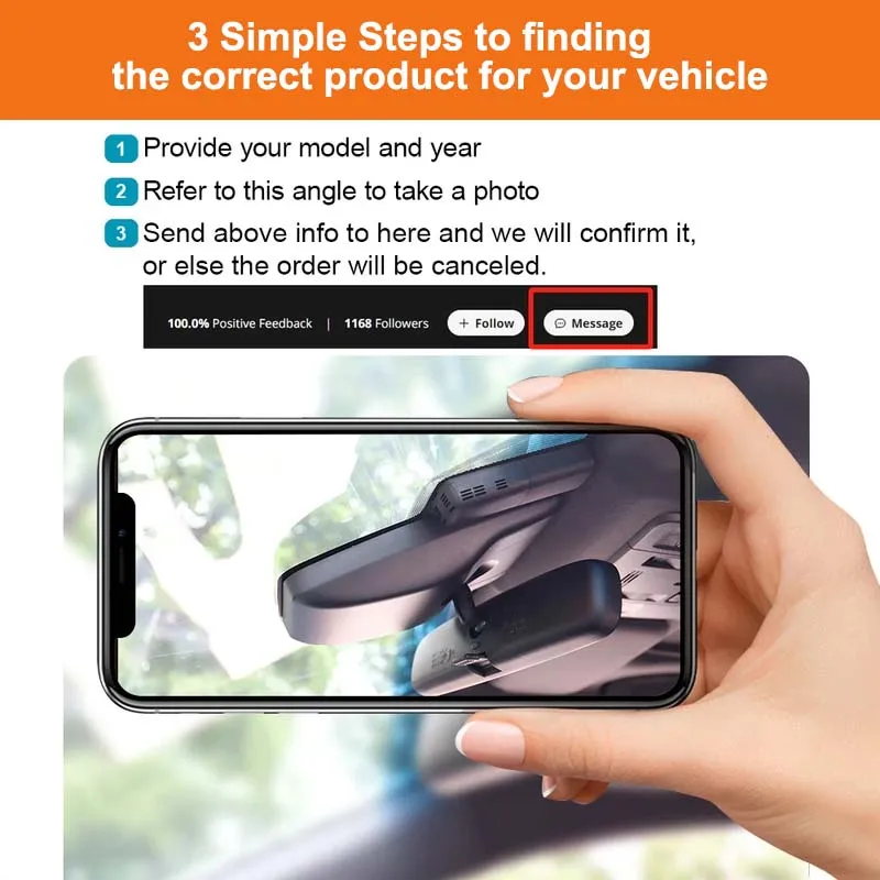 For MG4 MG MULAN 20224K HD 2160P Plug And Play Easy installation Wifi Dashcam Car Video Recorder DVR Dash Cam  By APP Control