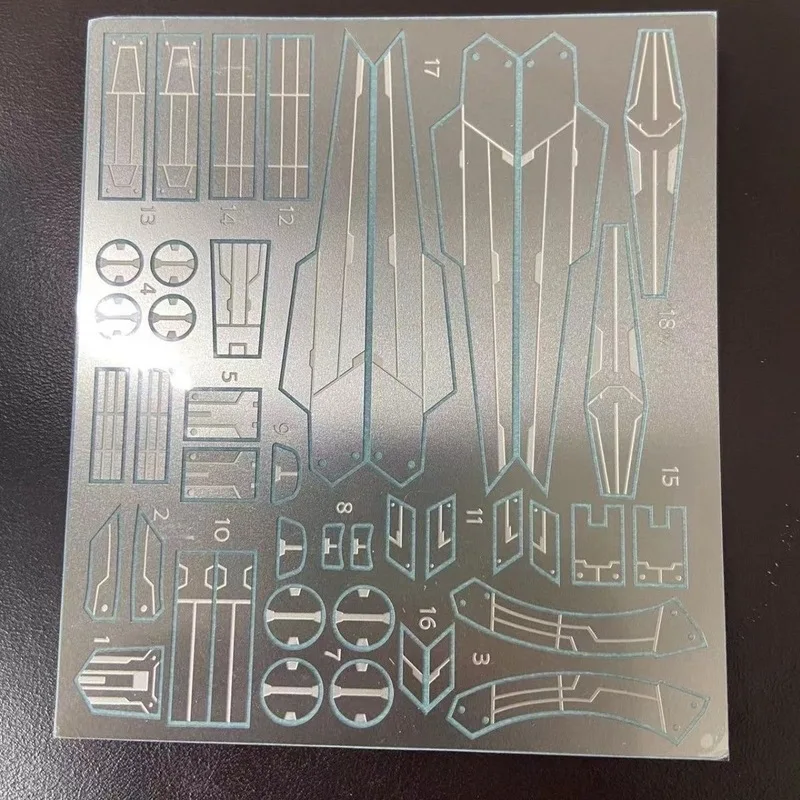 KL نموذج FM 1/100 مقياس الجوي النيون الأزرق اللون الجمعية عمل نموذج لجسم عدة الساحرة من لعبة روبوت ميركوري لهواة الجمع #5