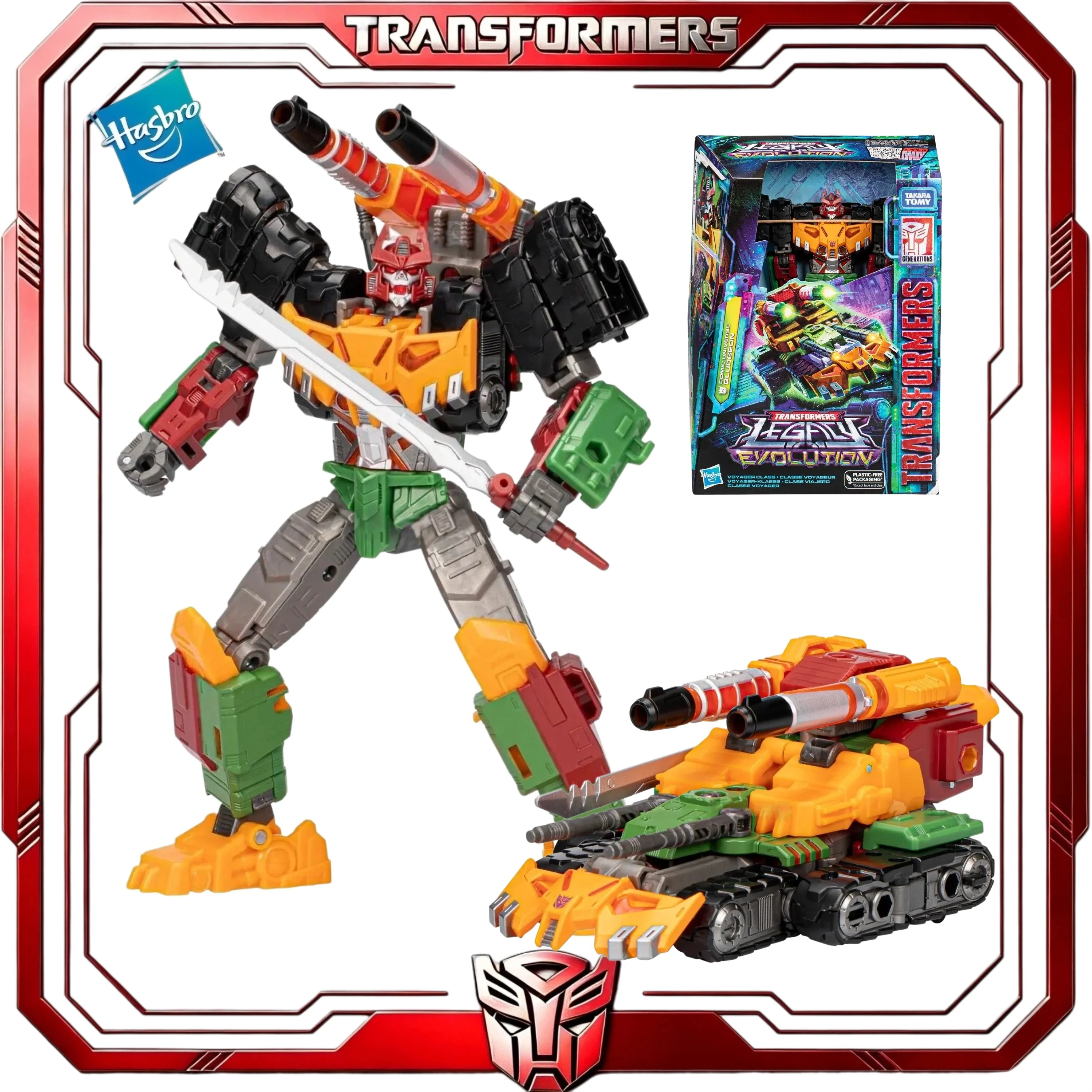 En Stock Transformers Legacy Evolution Voyager Bludgeon IDW Comic Universe Hasbro Decepticon Tank Figura Coleccionable