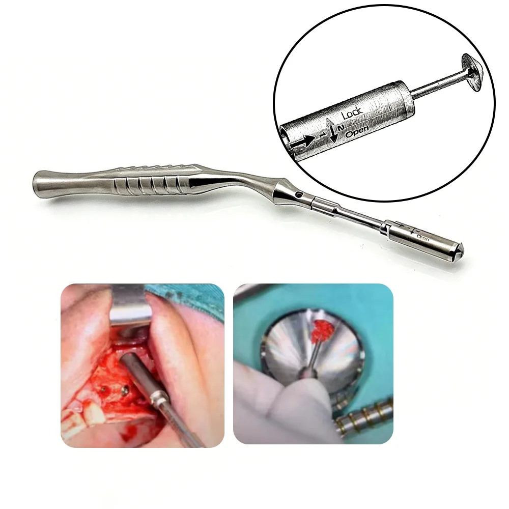

Dental Implant Surgical Bone Scraper Set Stainless Steel Bone Collector & Tooth Cleaning Scaler