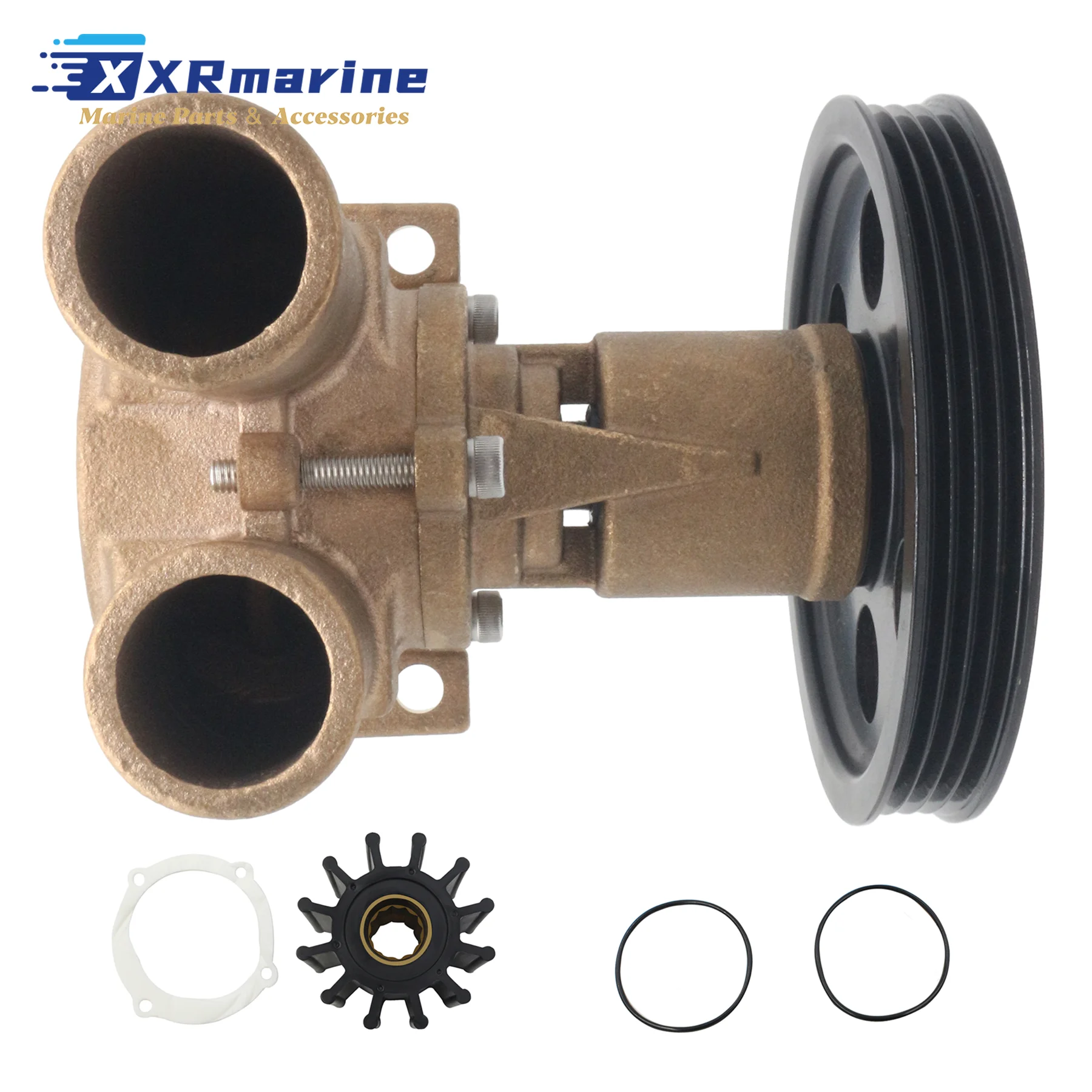 

Sea Water Pump W/ Impeller Kit Fits For Volvo Penta Marine Pumps D3 Series D3-110I D3-140I D3-140A D3-170A D3-200I D3-220A