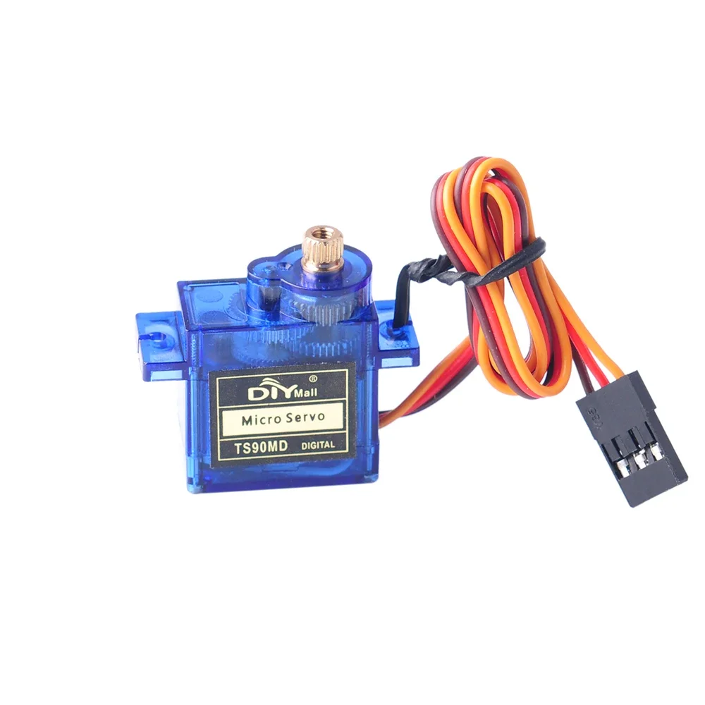 TS90MD Micro Digital Servo 9g Metal Gear 180/270/360 Degree 4.8V-6V for  for RC Model Toys DIY Car Robot Airplane Boat