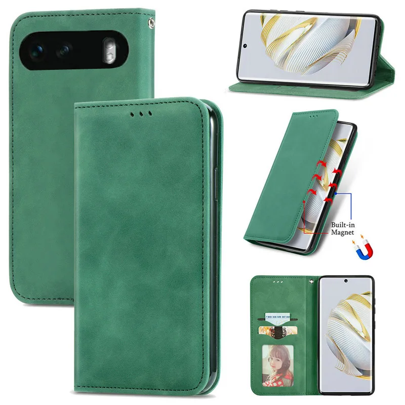 For OnePlus Nord4 CE 4 Lite CE4 5G 2024 Premium Flip Case Magnet Leather Smooth Book Capa One Plus Nord 4 Case Phone Cover Funda