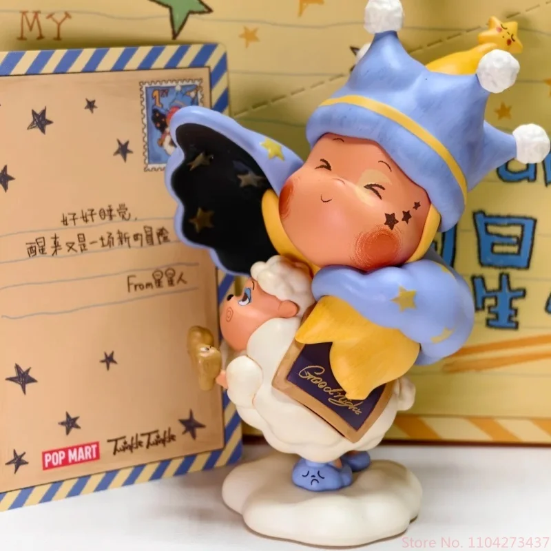POP MART We Are Twinkle Twinkle Series Blind Box Pvc/Abs Anime Figure Cute Desktop Trendy toy Ornament Collection Festival Gifts