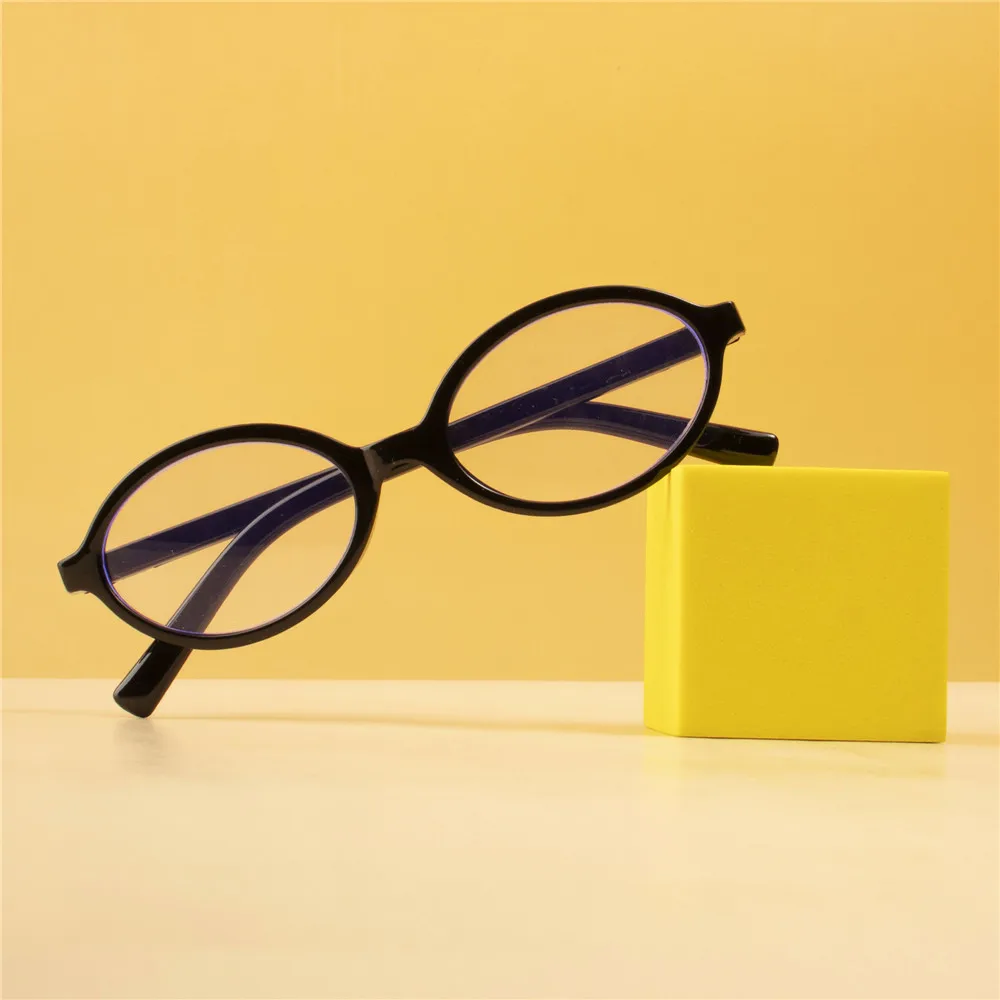Gafas de lectura ovaladas pequeñas a la moda para hombres y mujeres, gafas ultraligeras de visión de lejos, prescripciones de presbicia de moda Unisex