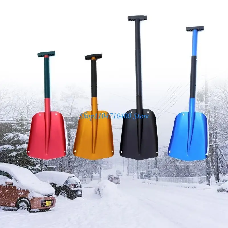 

y1gd Outdoor Camping Survival Shovel Winter Ice Snow Remover Home Retractable Shovel