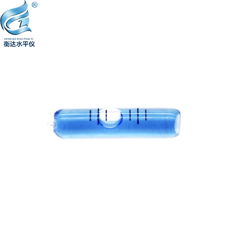 Glass bar type horizontal bubble Acrylic cylinder level bubble adjustment mini level ruler 8mm portable level