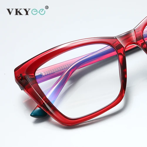 Imagen 2 del producto Vicky Square Simple moda señora Anti-luz azul gafas de lectura mujeres miopía hipermetropía se puede personalizar prescripción PFD2150