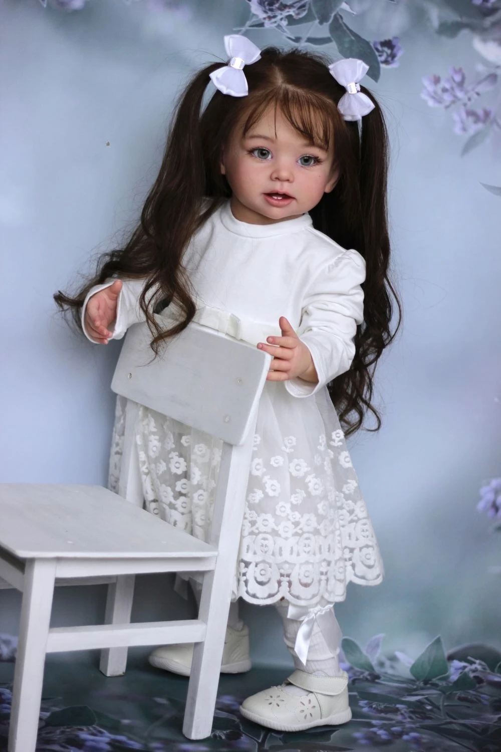 28inch Reborn Bonnie Doll Kit Unfinished Unpainted Blank DIY Doll Parts With Cloth Body Random eyes Collectible Art Doll