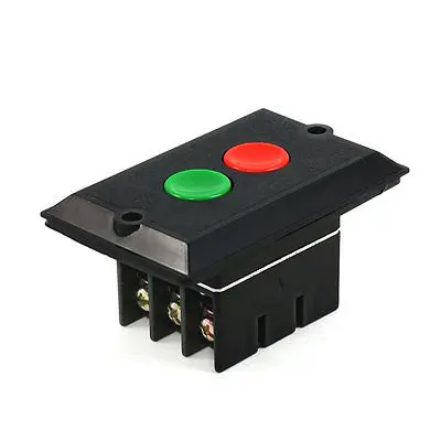 Industry AC 380V 5A ON/OFF Start Stop Self-Locking Push Button Switch