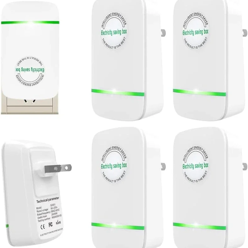 2025 Update Intelligent Power Saver Home Energy-saving Device High Efficiency Electricity Saving Box US/EU Plug 90V-250V