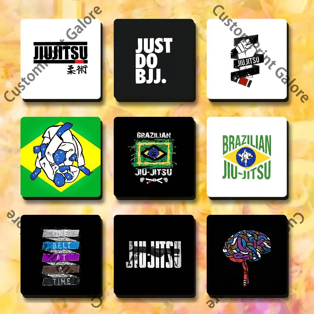 Brazilian Jiu Jitsu BJJ Soft Magnetic Refrigerator Magnets 5.5,7.5cm Personalized for DIY Kitchen Office Decorative