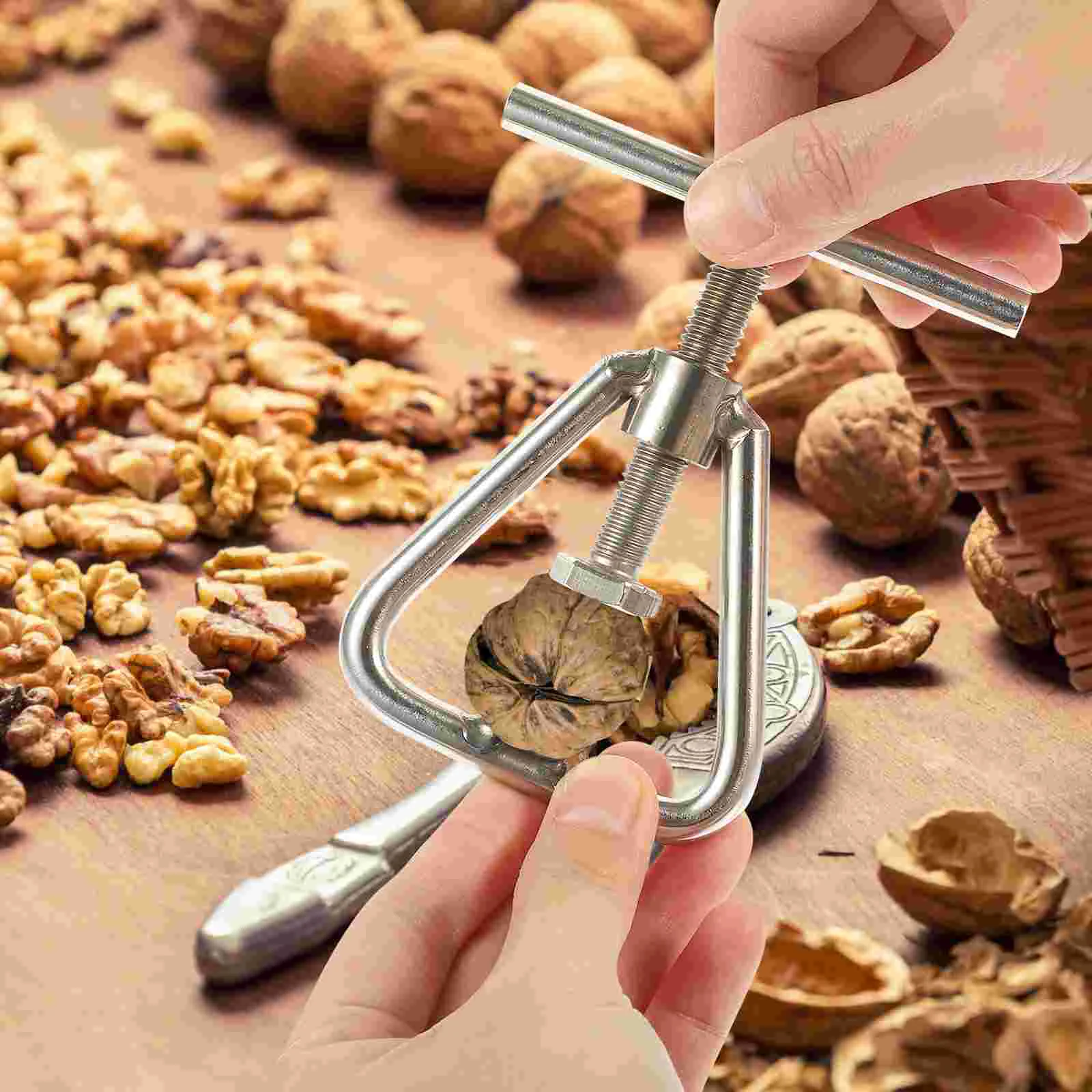 Nut Opener Manual Tool Opening Walnut Multifunctional Stainless Steel Shell Dried Fruit Sheller