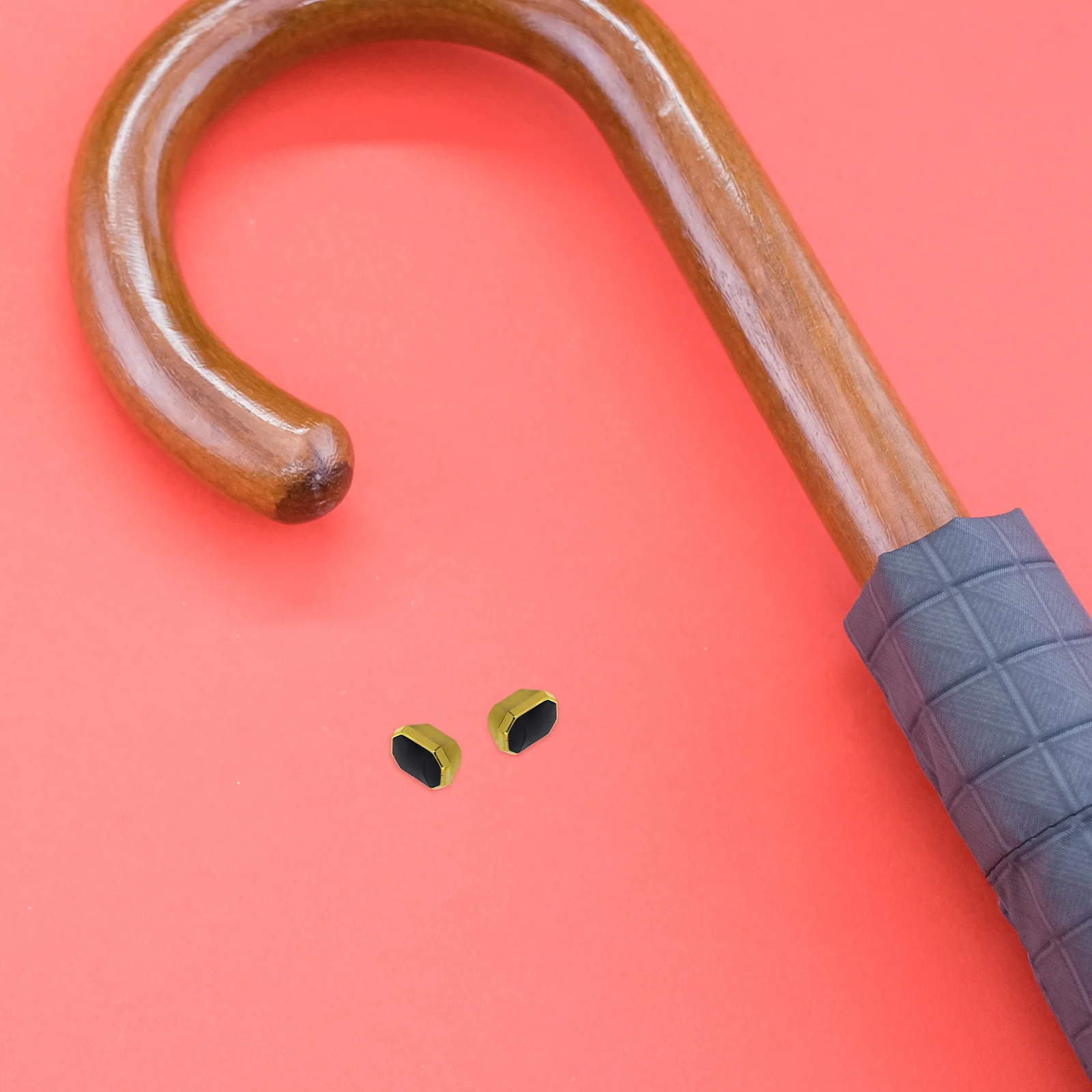 

2pcs Rain Umbrella Repair Parts Long Handle Umbrella Button Replacement High Sensitivity Switch For Auto Open Durable Outdoor