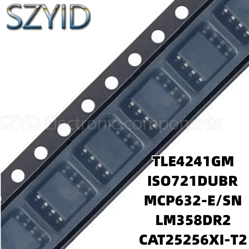 1PCS  SOP8-TLE4241GM ISO721DUBR MCP632-E/SN LM358DR2 CAT25256XI-T2