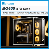 JONSBO BO400 ATX Desktop Case Aluminum Side View Sea View Room Chassis Supports 360 Water-cooled 10 Fan Positions