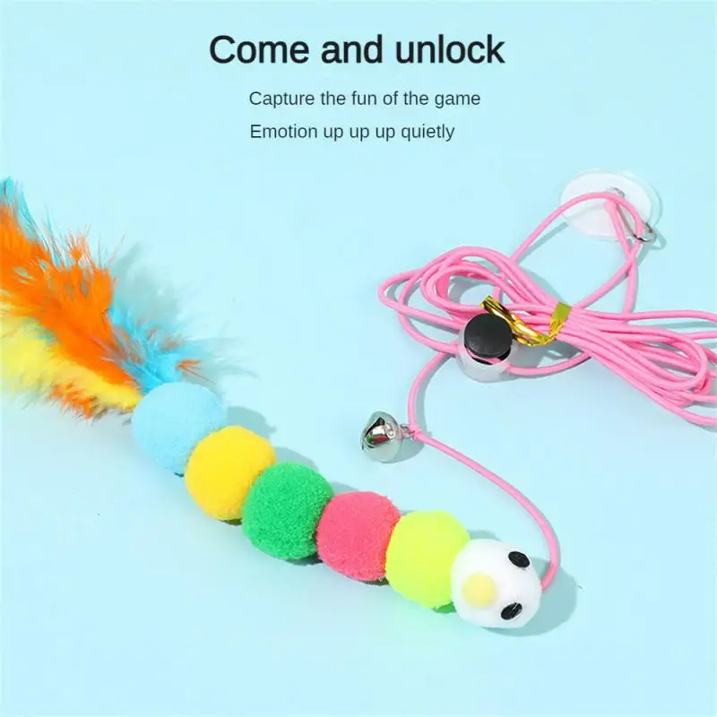 Interactive Cat Toy Hanging Simulation Cat Toy Funny Self-hey Interactive Toy for Kitten Playing Teaser Wand Toy Cat Supplies