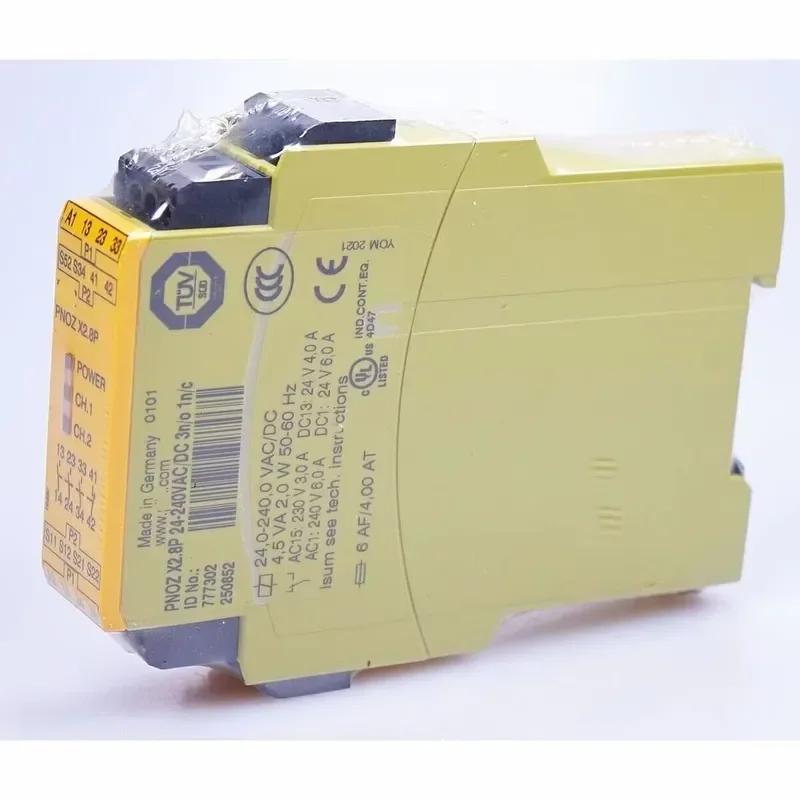 777302 1PC New Sealed 777302 PNOZ X2.8P 24-240VAC/DC 777302 PNOZ X2.8P 777301 777302 787301 787302 24VDC