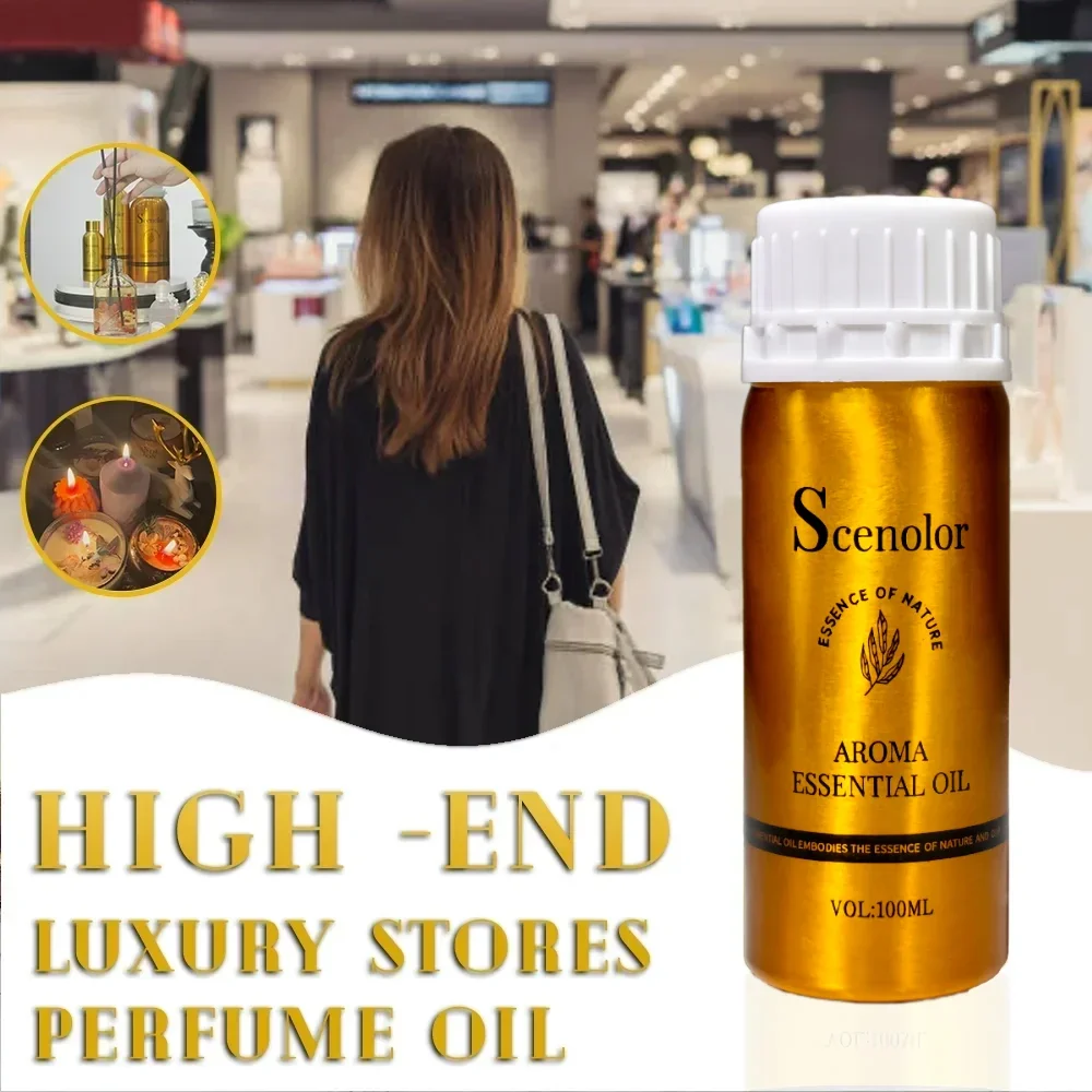 Olio essenziale di profumo da 100 ml, deodorante per ambienti domestici, diffusore di aromi, olio essenziale di marca famosa a base di piante pure