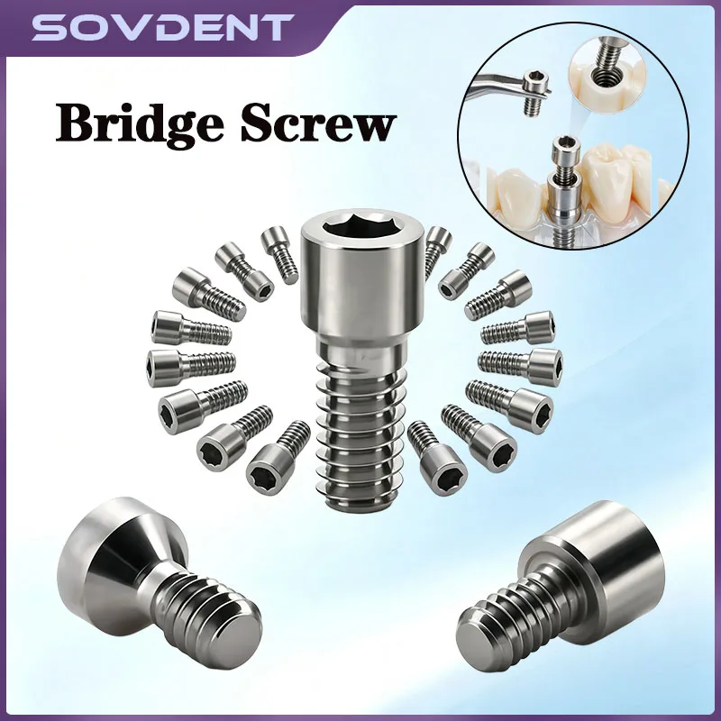 10Pcs Dental Implant Screws Osstem Multi Unit Abutment Titanium Screws Dental Implant Prosthetic Parts Exact Fit & Long Lasting