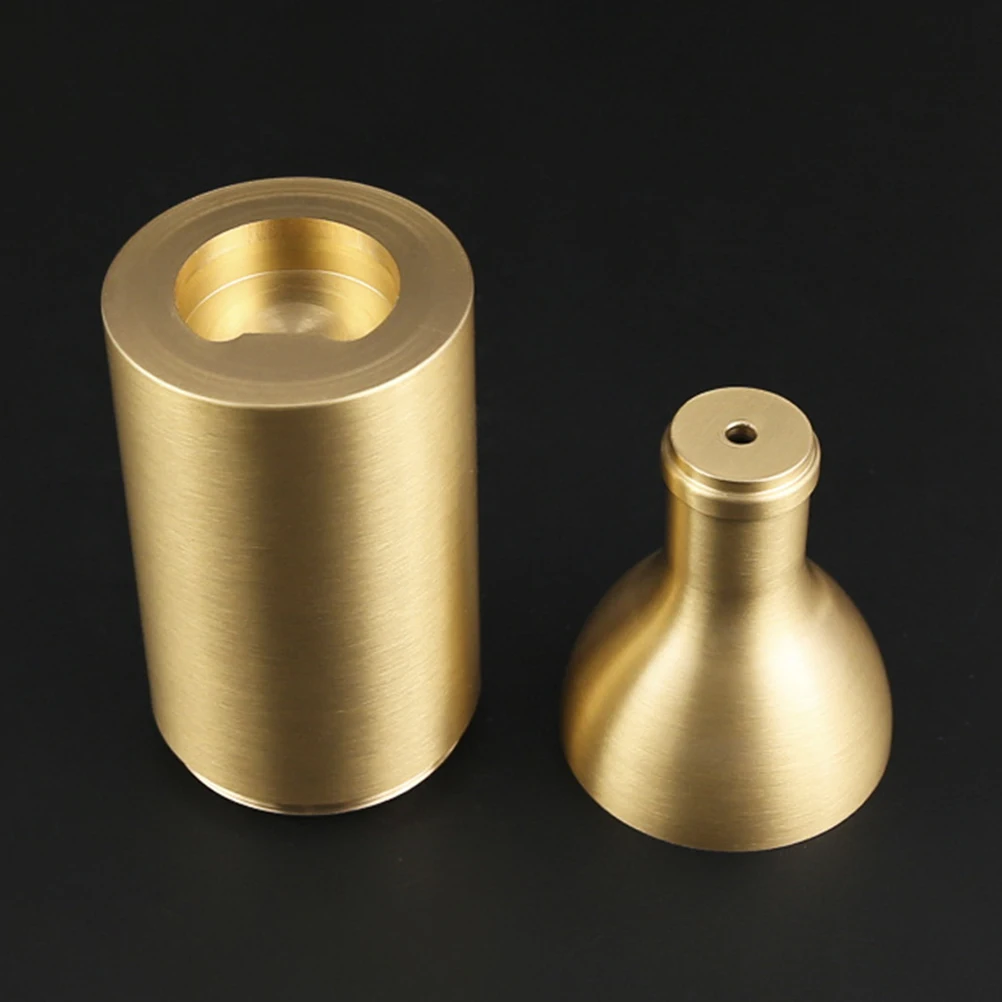 

Toothpick Holder Dispenser Portable Brass Storage Box Vintage Creative Jar Bottle Opener Ergonomic Design Practical Kitchen Bar