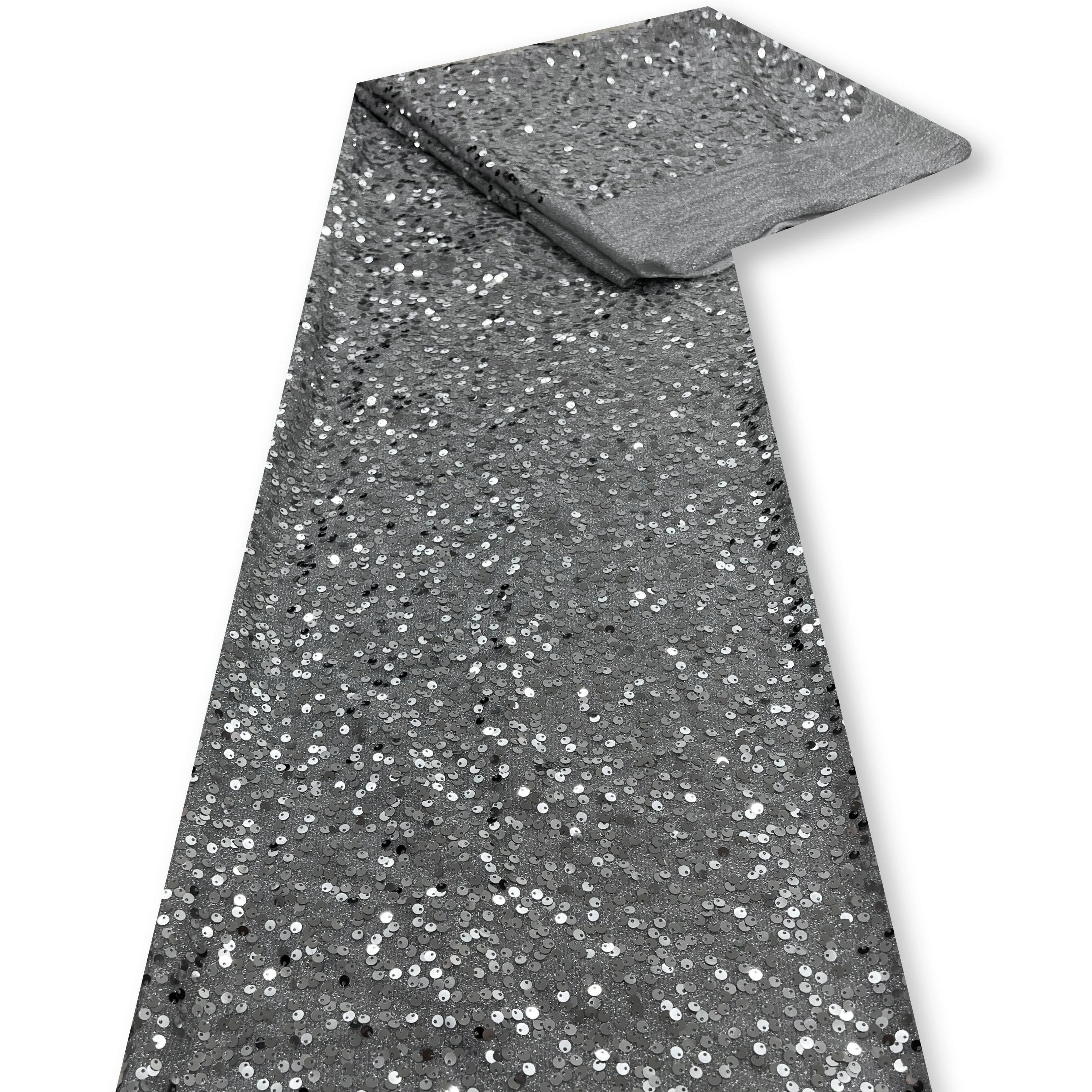 Starry sequin fabric materials, glitter fabric for design