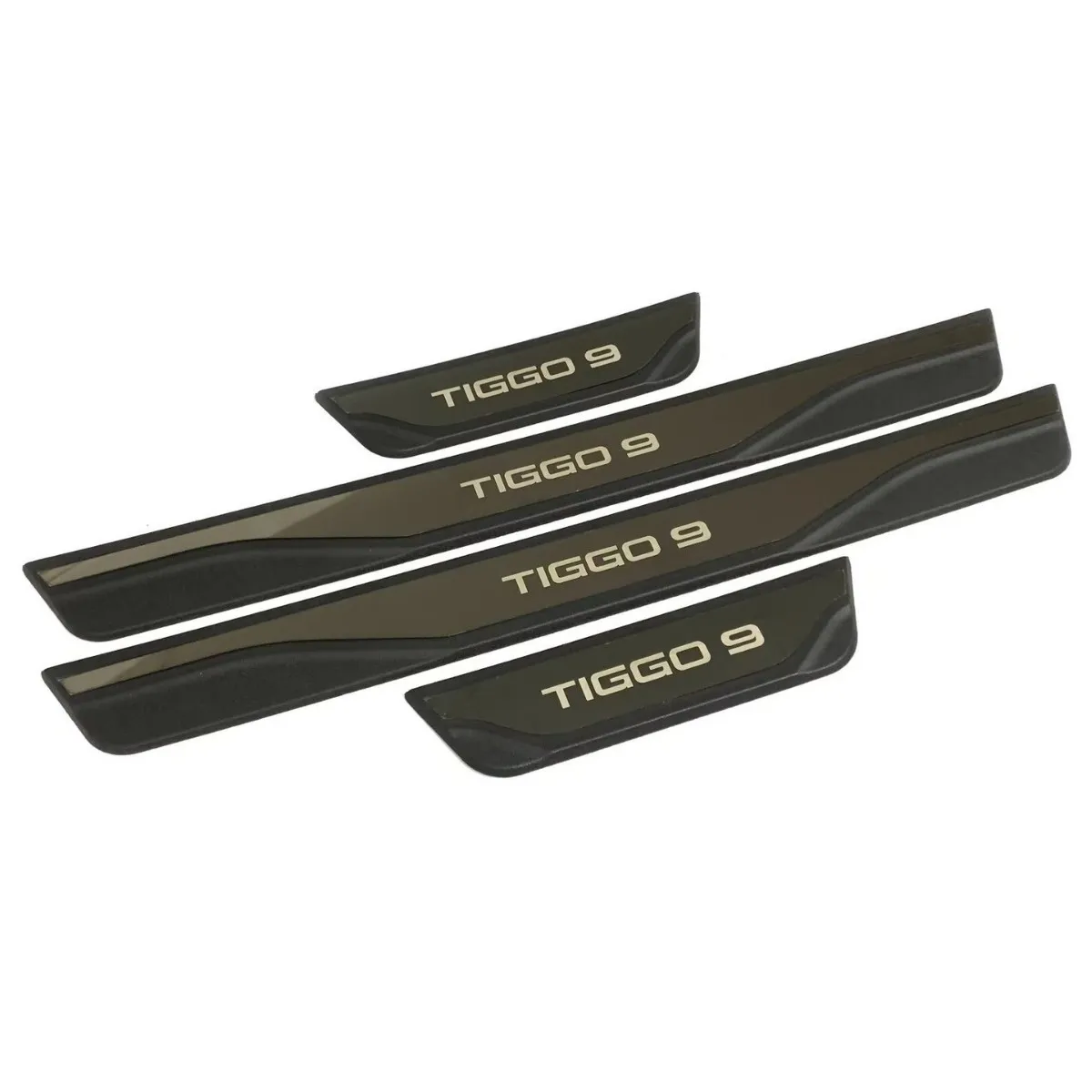 For Chery Tiggo 9 2027 2026 2025 2024 2023 Welcome Pedal Threshold Protector Sticker ABS Steel Anti-Scratch Auto Parts Accessory
