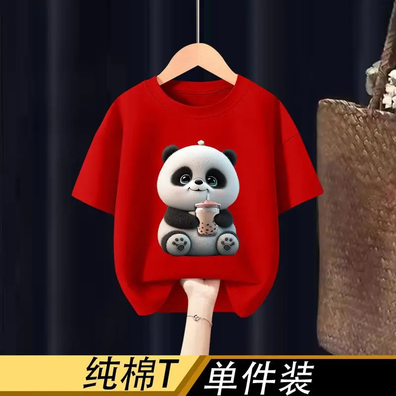 Nuova estate per bambini a mezza manica Top estivo per bambini Cartoon T-shirt Trend Vestiti per ragazze Vestiti Vestiti per ragazza