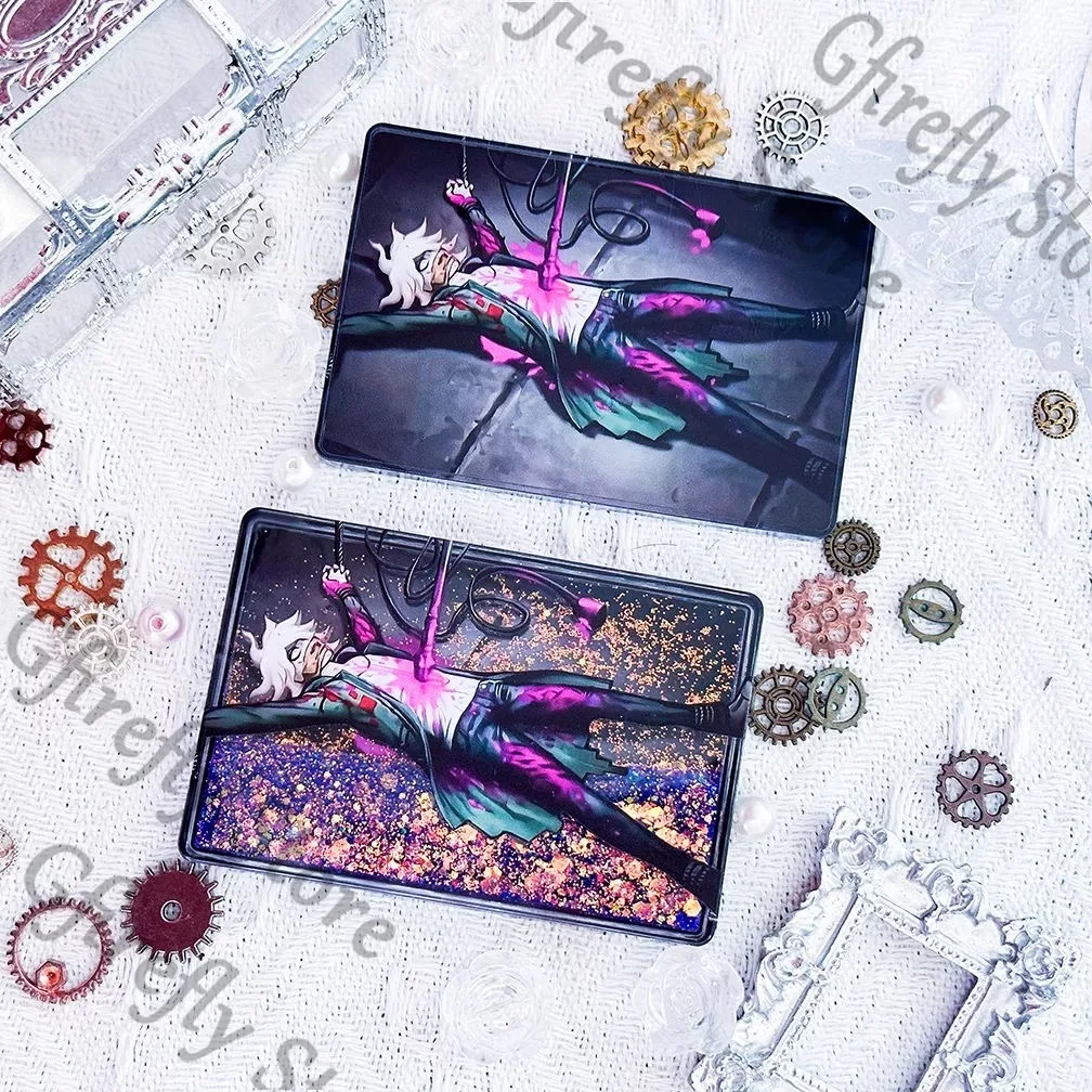 

Quicksand Mahjong Danganronpa Nagito Komaeda Anime Kirigiri Kyoko Standing Sign Desktop Ornament Indicative Board Ambitus Gift
