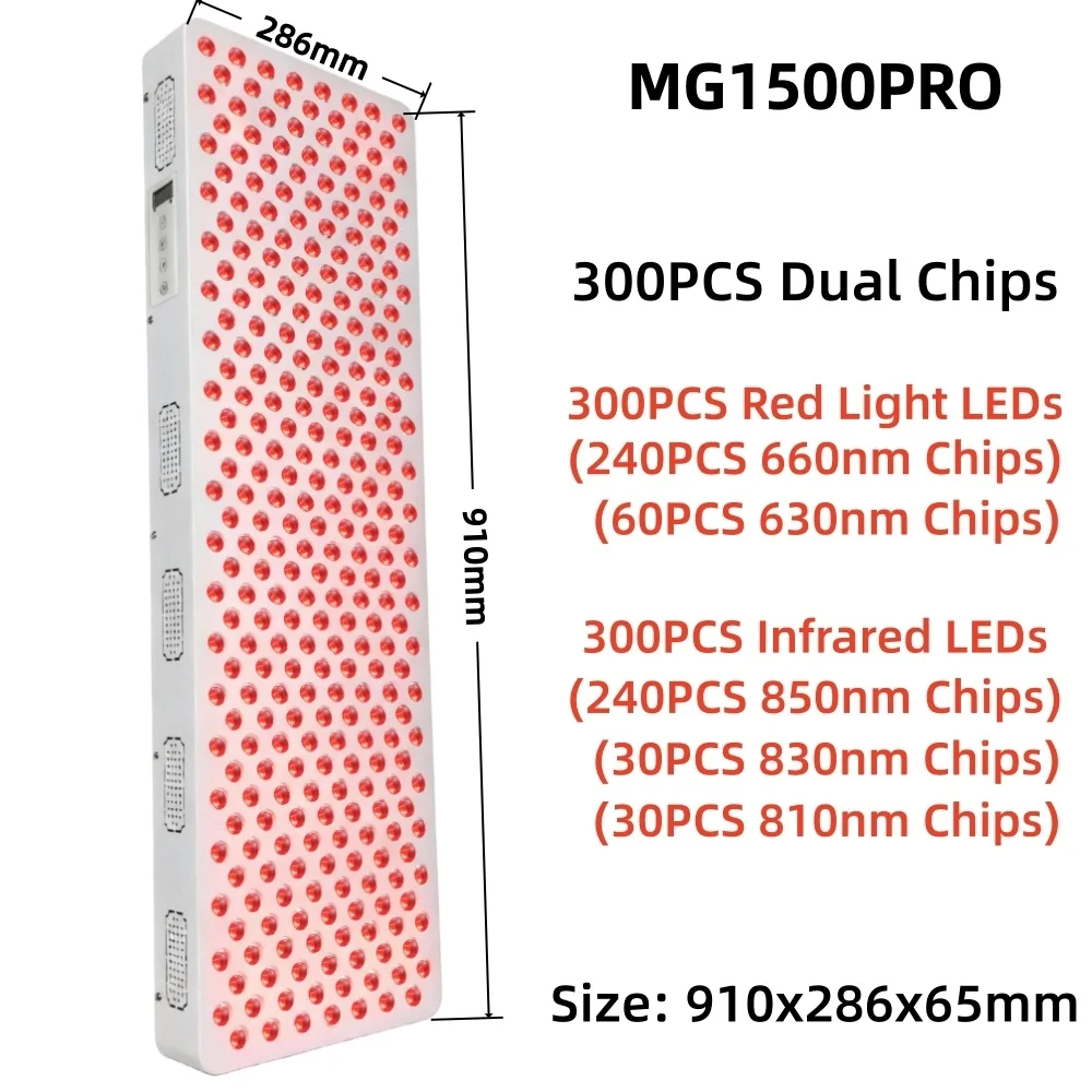 630nm 660nm 810nm 830nm 850nm デュアルチップLEDレッドライト