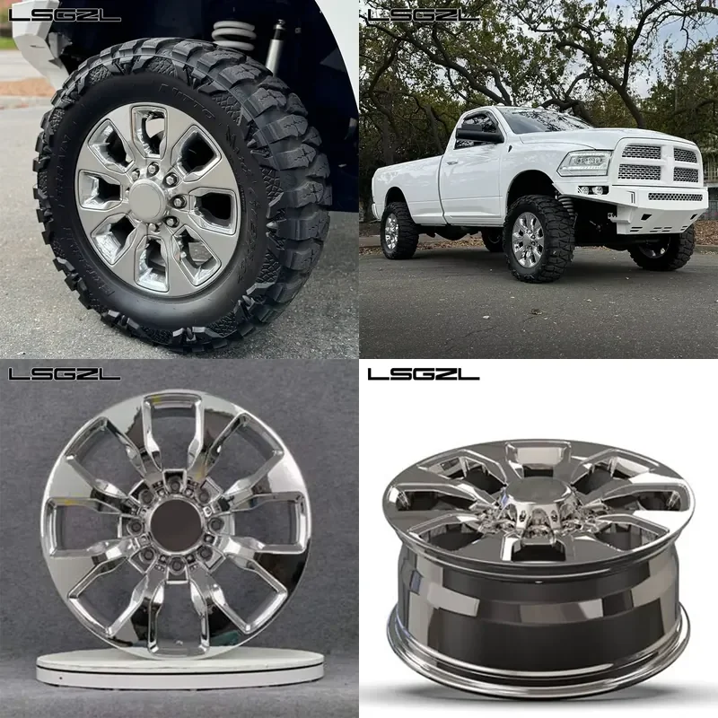 Rines de Aleación Forjados Personalizados i Lsgzl, Pulidos, 8x165.1 5x127 6x139.7 para RAM 2500 F150, de 18-26 Pulgadas, 20X9