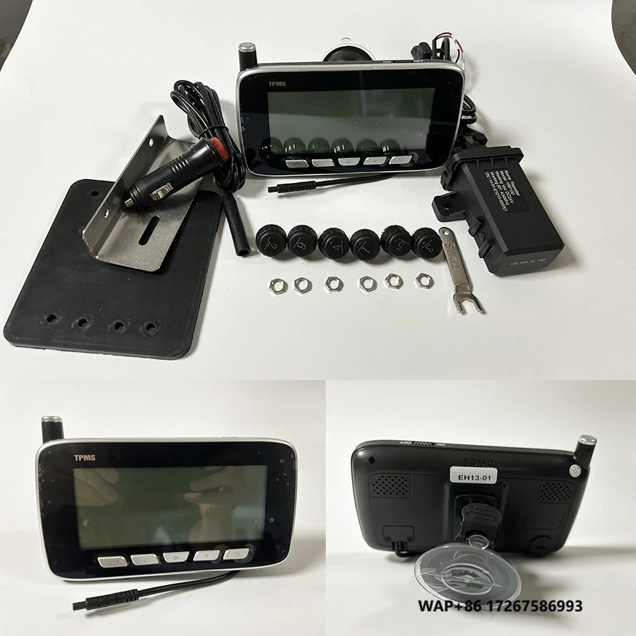 

Upgraded Version Tire Pressure Monitoring System Car TPMS 6/8/10/12 Sensors for Truck Trailer,RV,Bus,Miniature Passenger Car