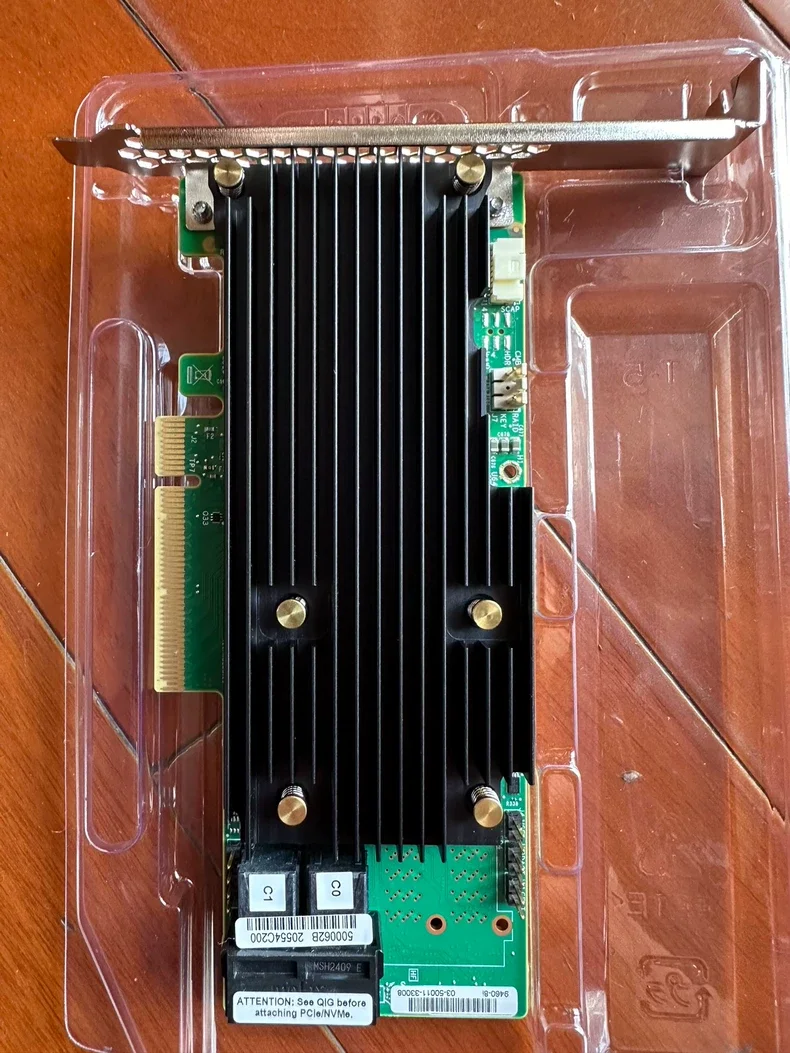 

Контроллер RAID LSI 9460-8i PCIe 3.0 – 12 Гбит/с SAS3508, кэш 2 ГБ или 4 ГБ, готовность к подключению NVMe U.2