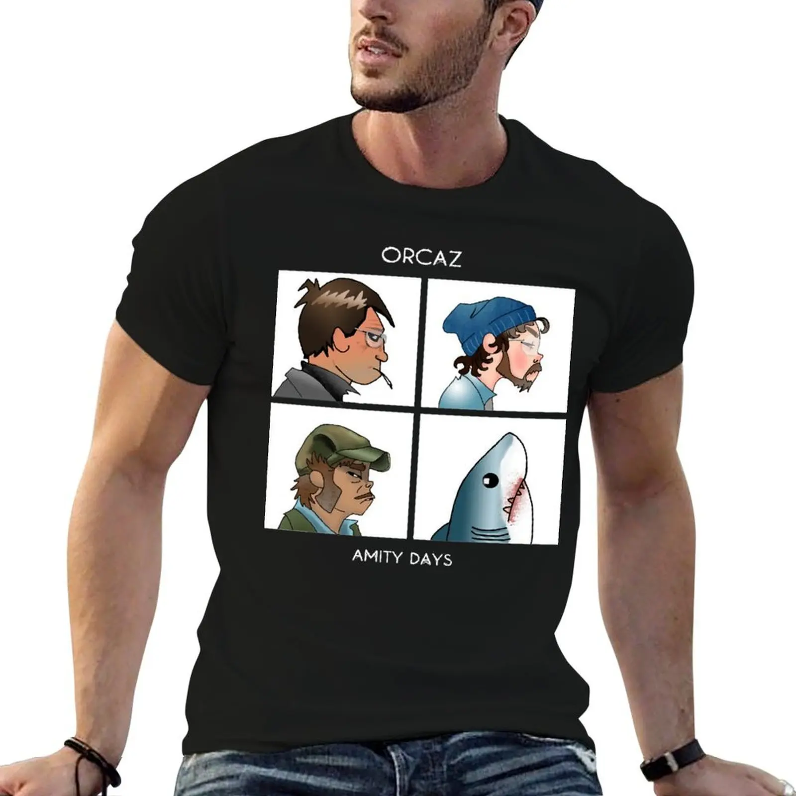 Orcaz Classic T-Shirt Classic Print Short Sleeve Shirt