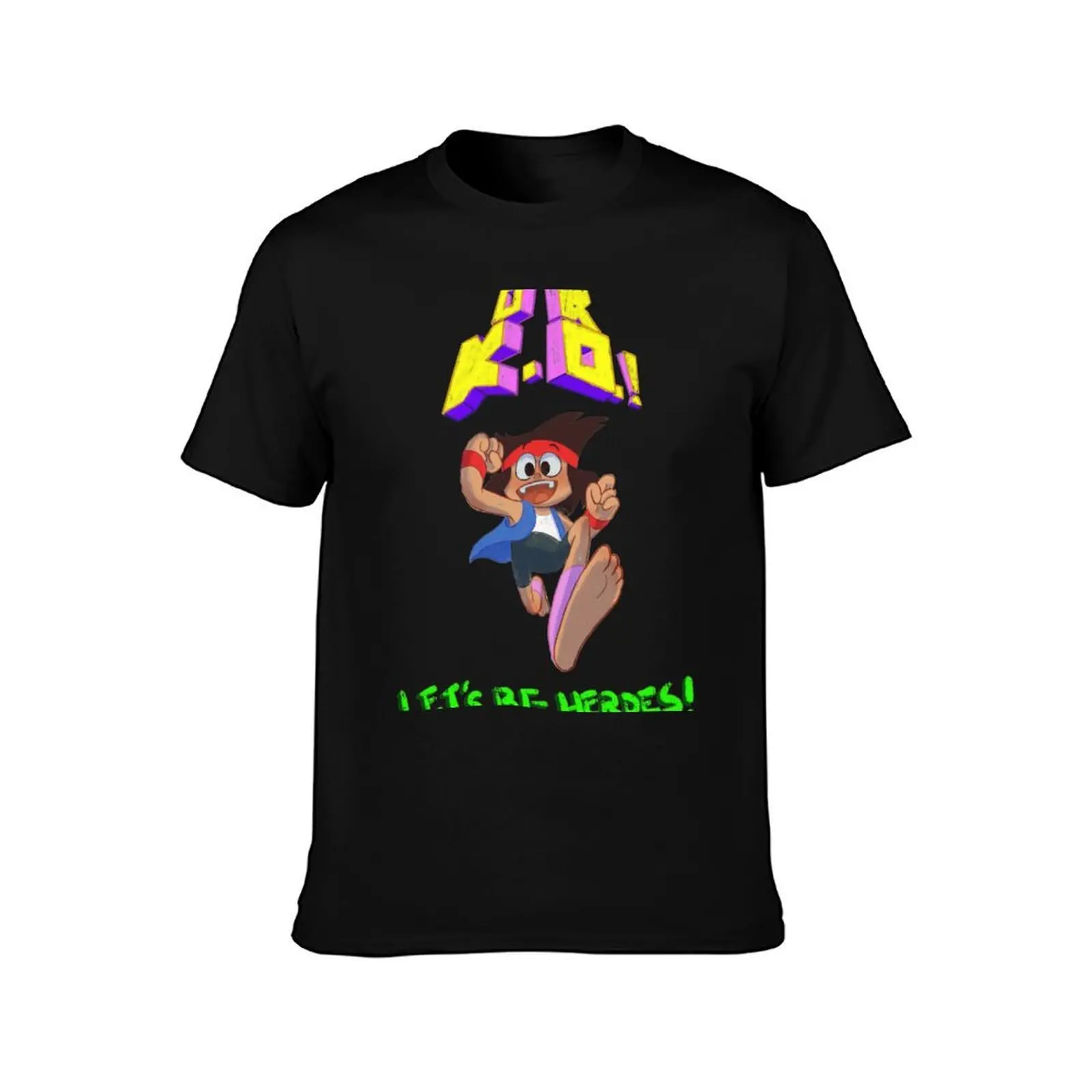 Cutest Plaza Hero (regular ver.) T-Shirt, Summer Casual Cotton Tee, Oversized Streetwear Tops, Vintage Graphic Print