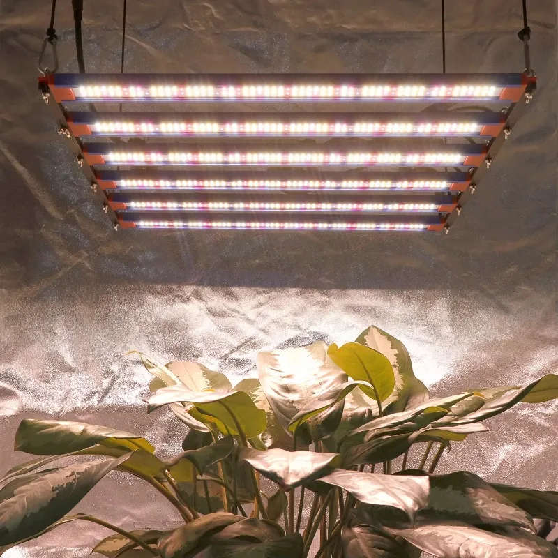

YXO Top High PPE 2.9Umol 1000w 320w EVO 3x3ft LED Grow Light Indoor Plant Grow Light LM301h Dimmable 6 Bars