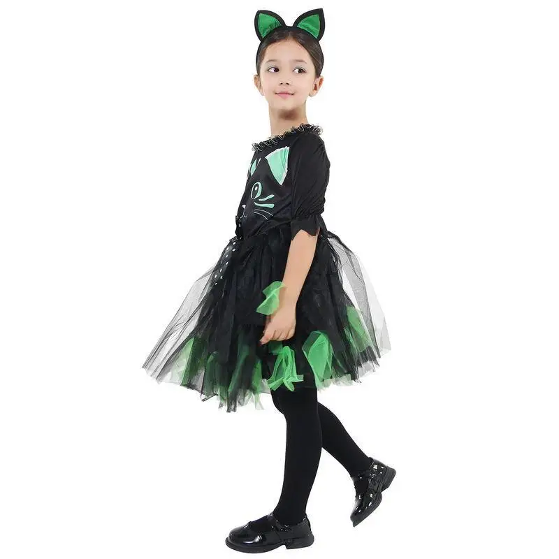 Halloween Kinder Cosplay Kostüm Fee Hexe Outfit Damen Traditionelles Chinesisches Kostüm Bühnenaufführungskleidung