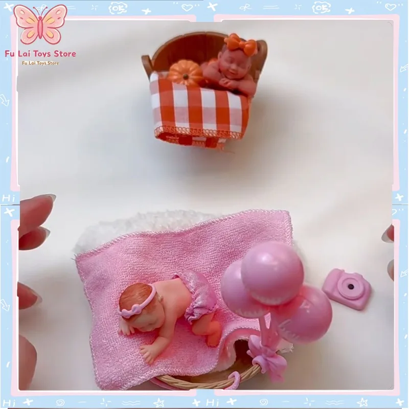 

ZURU My Mini Baby Happy Birthday Surprise Capsule Realistic Silicone Mini Baby Doll Collectible Toy Decoration Gift Pre-order