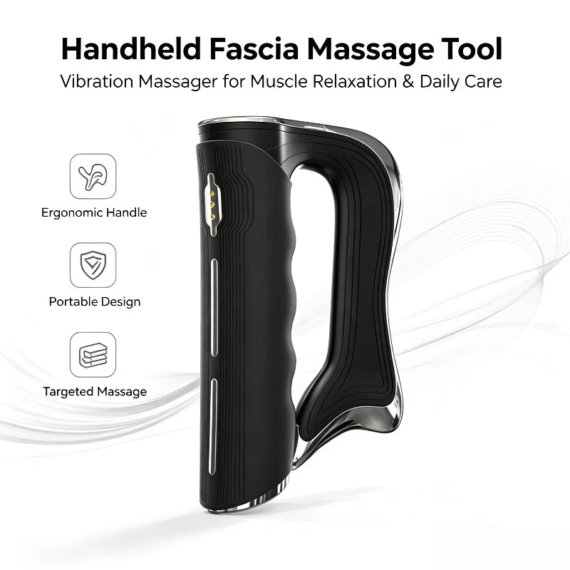 Electric Fascia Knife Vibration Massager Multifunctional Home Use for Shoulder Neck Muscle Relaxation